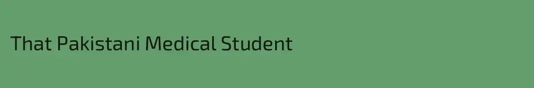 That Pakistani Medical Student